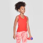 Umbro Girls' Tie Dye Mesh Back Performance Tank - Hibiscus Pink