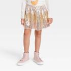 Girls' Ombre Sequin Skirt - Cat & Jack Gold