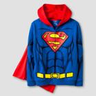 Boys' Superman Costume Hooded Sweatshirt - Blue