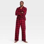 Men's Plaid Flannel Pajama Set - Wondershop Red