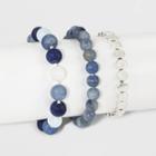 Bead Bracelet - Universal Thread Blue/silver,