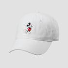 Women's Mickey Mouse Cotton Twill Baseball Hat, Black/red/white