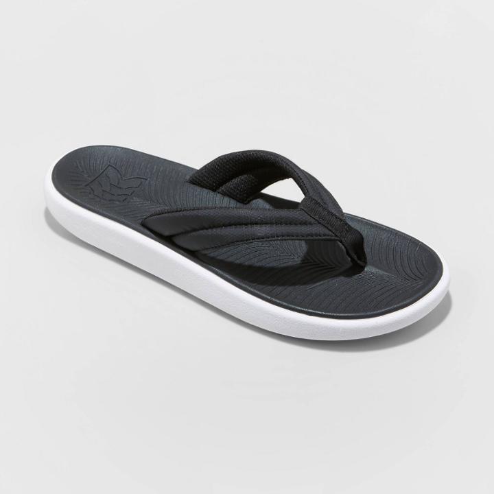 All In Motion Women's Juniper Flip Flop Sandals - A New Day Black