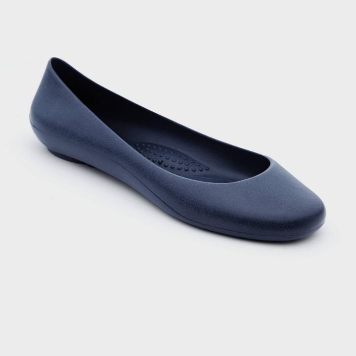 Women's Georgia Ballet Flats - Okabashi Navy (blue)
