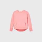 Girls' Soft French Terry Crewneck Sweatshirt - All In Motion Raspberry Purple