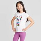 Girls' Minnie Mouse Rainbow T-shirt - White