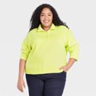 Women's Plus Size Quarter Zip Sweatshirt - A New Day