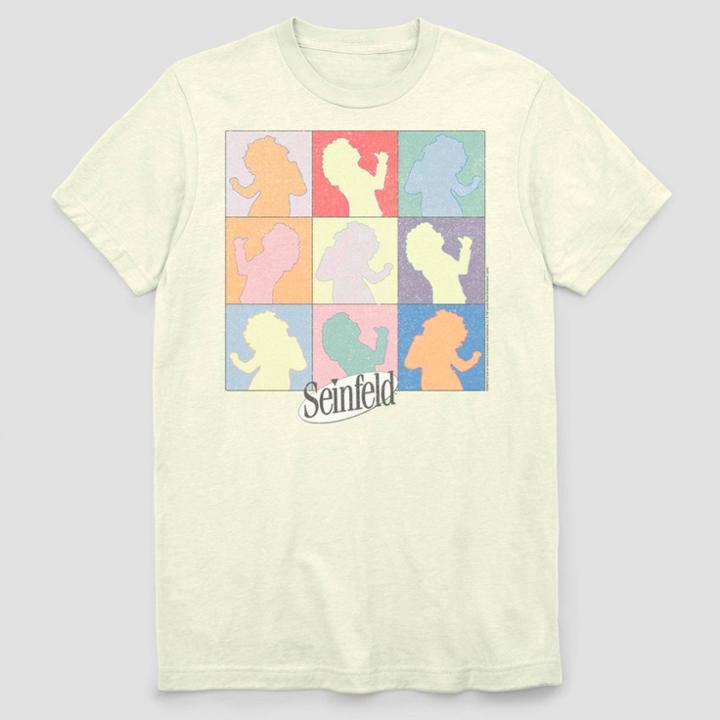 Men's Fox Seinfield Dancing Elaine Short Sleeve Graphic T-shirt - White