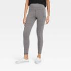 Women's High-waist Stash Pocket Leggings - A New Day Gray