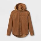 Boys' Corduroy Long Sleeve Button-down Shirt - Art Class Tan