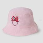 Disney Toddler Girls' Minnie Mouse Reversible Bucket Hat - Black
