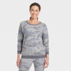 Women's Sweatshirt - Knox Rose Green Camo Print