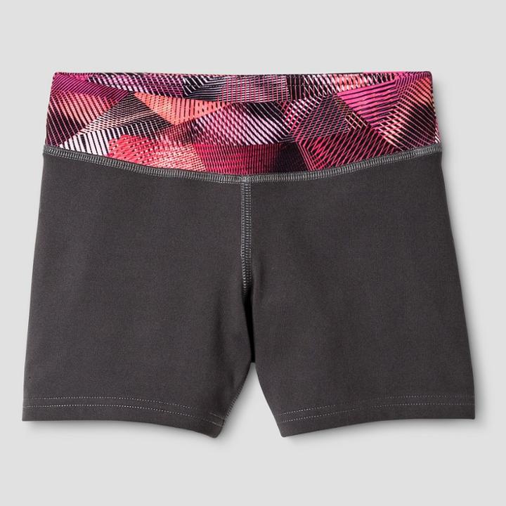 Girls' Performance Yoga Shorts - C9 Champion Gray