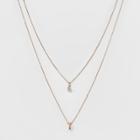 Target Two Row Short Necklace - A New Day Gold, Size: Small, Rose Gold
