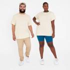 Adult Extended Size Relaxed Fit Short Sleeve T-shirt - Original Use Cream