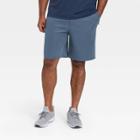 Men's Big & Tall 9 Tech Fleece Shorts - All In Motion Navy Xxxl, Blue
