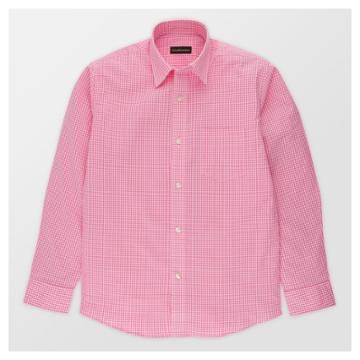 City Of London Long Sleeve Boys' Button-down Shirt - Coral -