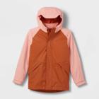 Kids' Solid 3-in-1 Rain Jacket - Cat & Jack Orange