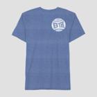 Men's Short Sleeve New York Baseball Chest Hit Graphic T-shirt - Awake Blue