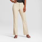 Women's Bootcut Bi-stretch Twill Pants - A New Day Khaki (green) 12s,