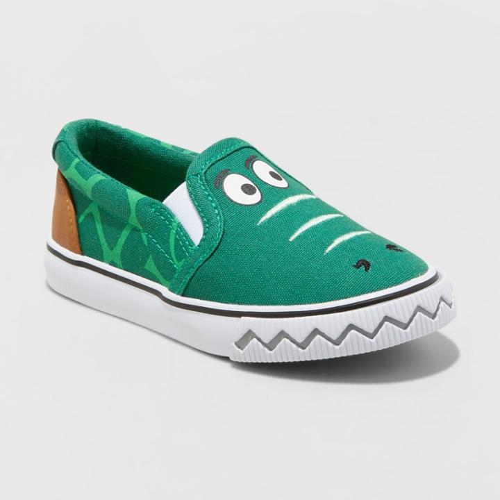 Toddler Boys' Tommy Alligator Twin Gore Sneakers - Cat & Jack Green
