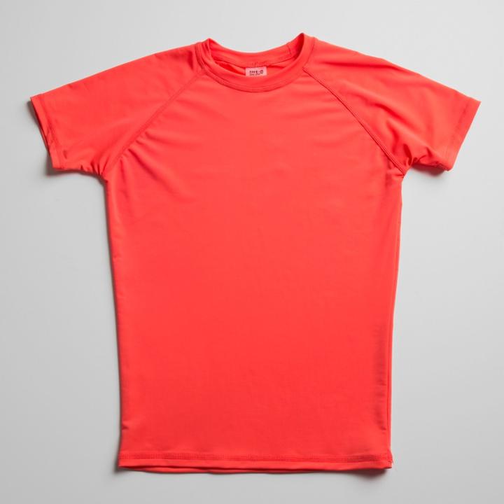 Target Swimwear Tops Adult Female Rash Guards Solid Cancun Coral M, Women's,