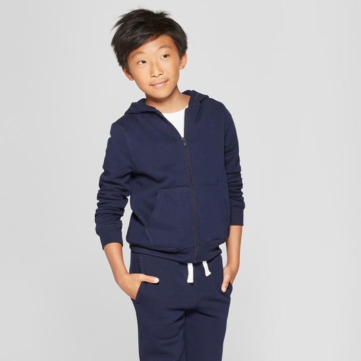 French Toast Boys' Fleece Hoodie Uniform Sweatshirt - Navy (blue)