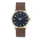 Men's Easy Read Strap Watch - Goodfellow & Co Brown