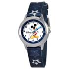Boys' Disney Mickey Mouse Stainless Steel Time Teacher Watch - Blue