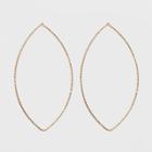 Oval Shaped Hoop Earrings - A New Day Gold