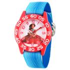 Girls' Disney Elena Of Avalor Red Plastic Time Teacher Watch - Blue, Purple