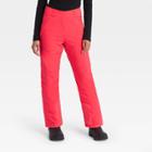 Women's Snowsport Waterproof Pants - All In Motion Fire Red