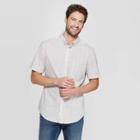 Petitemen's Slim Fit Short Sleeve Northrop Poplin Button-down Shirt - Goodfellow & Co Cream S, Men's, Size:
