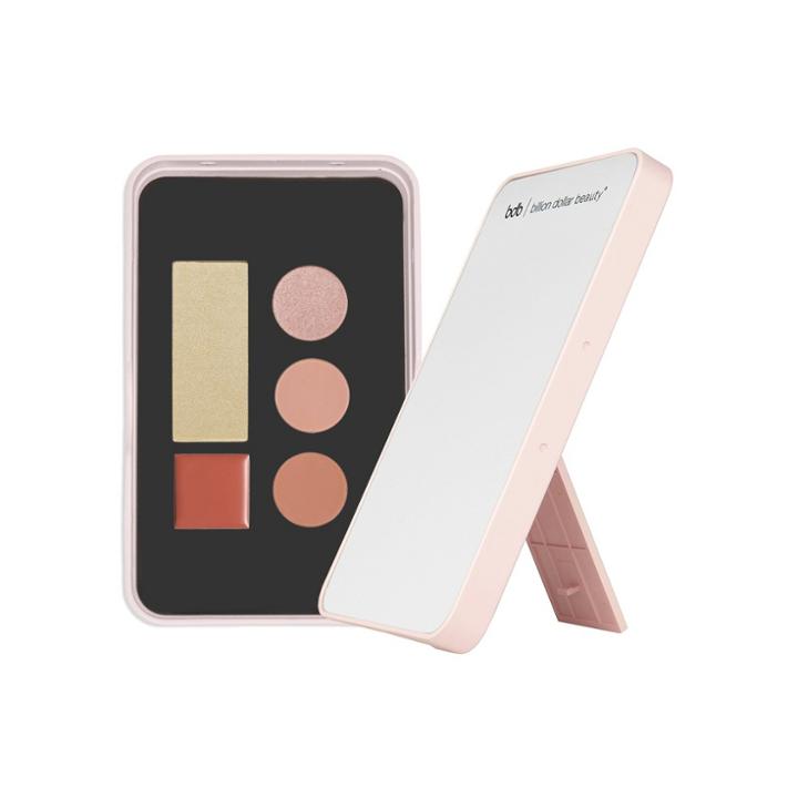 Billion Dollar Beauty Natural Bundle - 1 Refillable Box + 5 Makeup Pans