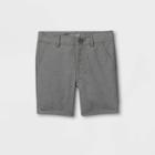 Toddler Boys' Woven Quick Dry Chino Shorts - Cat & Jack Gray