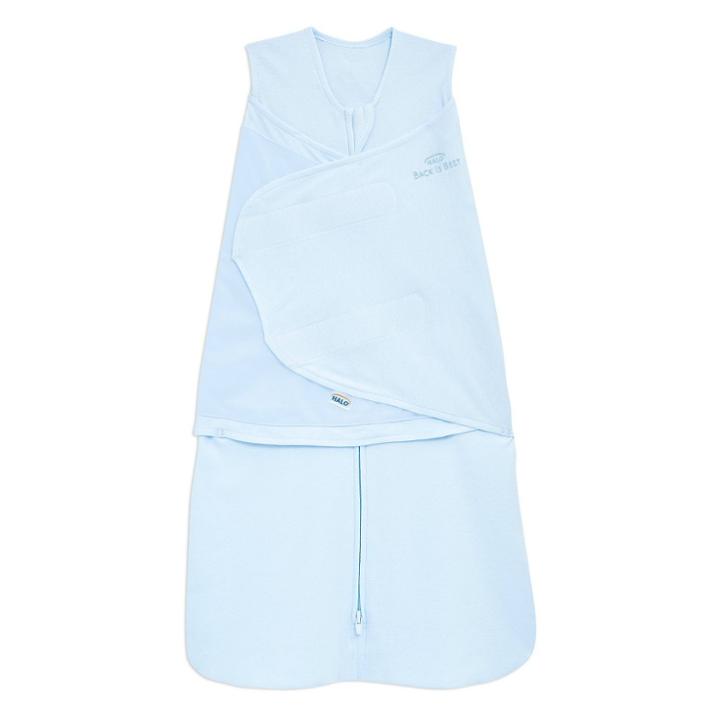 Halo Innovations Sleepsack 100% Cotton Swaddle Wrap - Blue -