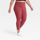 Women's Plus Size Premium Elongate Ultra High-waisted Leggings 25 - All In Motion Cranberry