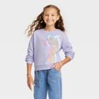 Sega Girls' Sonic The Hedgehog Dreamy Fleece Pullover Sweatshirt - Lilac Purple