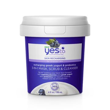 Yes To Blueberries 3-in-1 Mask, Scrub & Cleanser