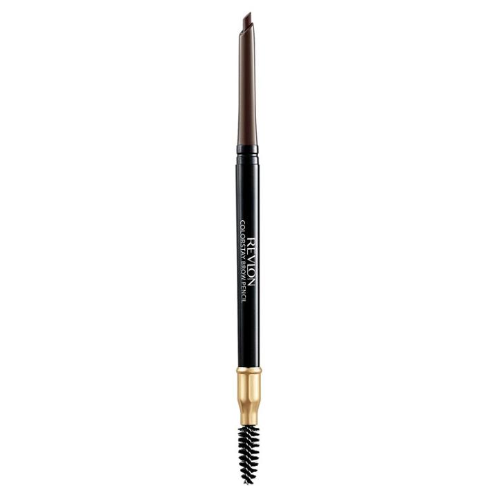 Revlon Colorstay Brow Pencil With Brush And Angled Tip, Waterproof 210 Soft Brown