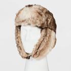Men's All Over Faux Fur Trapper Hat - Goodfellow & Co Brown