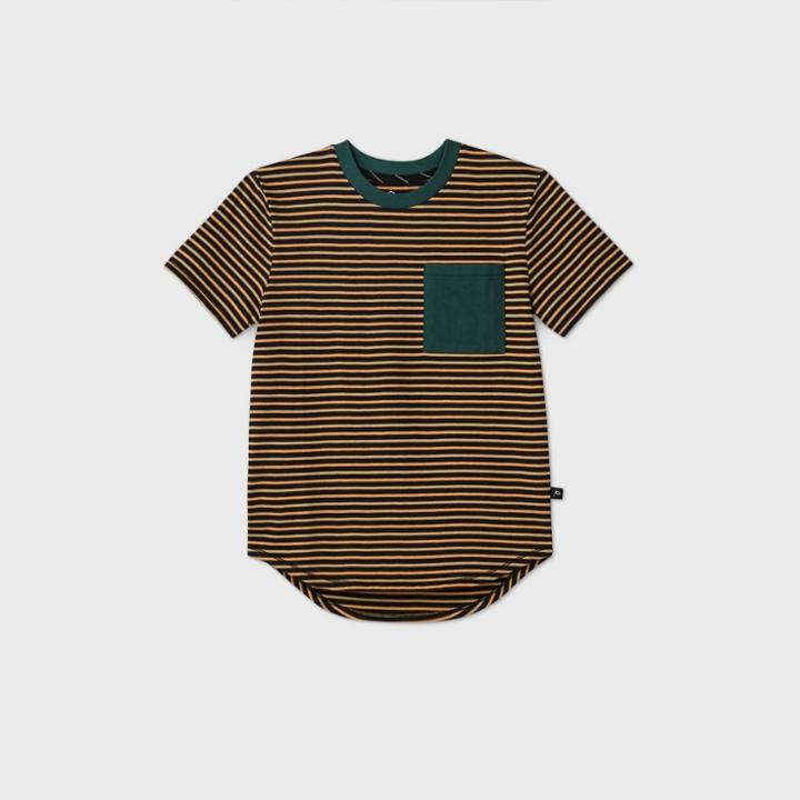 Boys' Striped Short Sleeve T-shirt - Art Class Blue