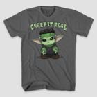 Men's Star Wars The Child Frankenstein Short Sleeve Graphic T-shirt - Charcoal Gray