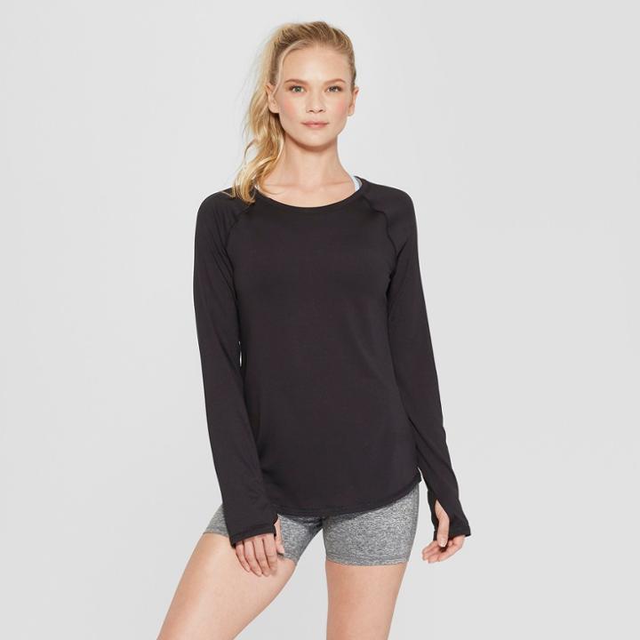 Women's Long Sleeve T-shirt - C9 Champion Black
