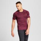 Men's Running Jacquard T-shirt - C9 Champion Burgundy Heather