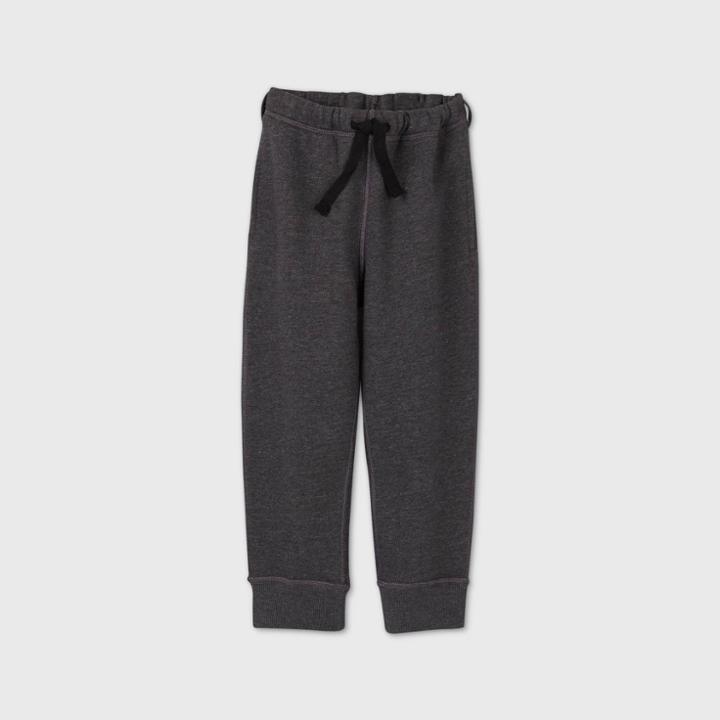 Toddler Boys' Adaptive Fleece Jogger Pants - Cat & Jack Gray
