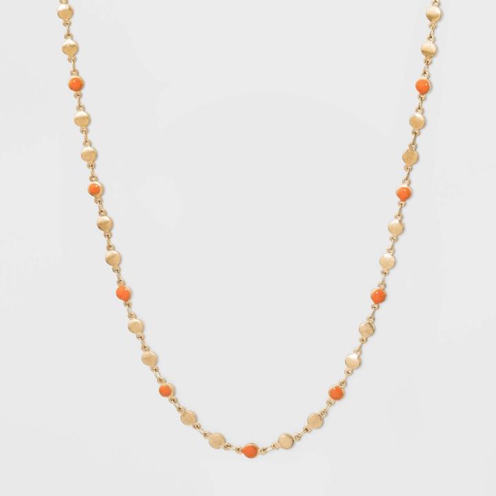 Brass Steel Necklace - Universal Thread Gold,