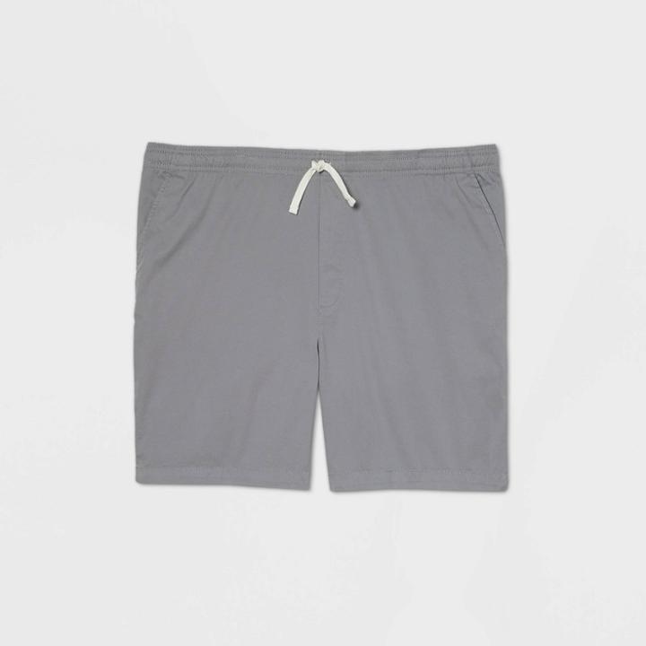 Men's Big & Tall 8 Pull-on Shorts - Goodfellow & Co Gray