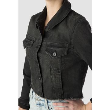 Denizen From Levi's Women's Denim Trucker Jacket - (juniors') Black