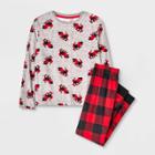 Boys' 2pc Fleece Long Sleeve Pajama Set - Cat & Jack Red